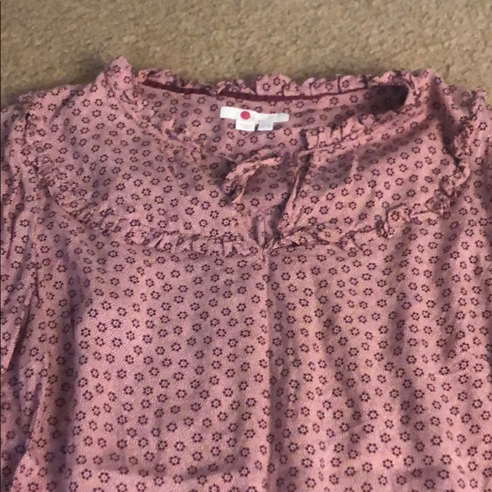 Pink long sleeve top